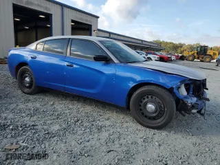 2020 Dodge Charger Police with VIN 2C3CDXKT6LH130337, listed as a Copart auction lot 83486714 with 108,938 mi miles and Salvage Title. Bid and sale history available at carsss.com. Image 4.
