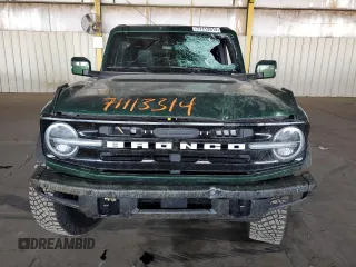 2022 Ford Bronco with VIN 1FMEE5DP3NLB22400, listed as a Copart auction lot 56229705 with 10,845 mi miles and Salvage title. Bid and sale history available at DreamBid. Image 5.
