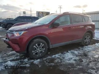 2018 Toyota RAV4 LE with VIN 2T3ZFREV8JW521124, listed as a Copart auction lot 85430134 with 90,560 mi miles and Salvage Title. Bid and sale history available at carsss.com. Image 1.
