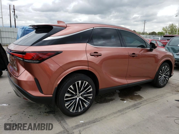 2023 Lexus RX with VIN 2T2BBMCA0PC006102, listed as a Copart auction lot 52507393 with 1,721 mi miles. Bid and sale history available at carsss.com. Image 3.