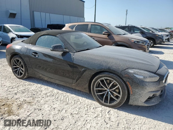 2021 BMW Z4 sDrive30i with VIN WBAHF3C02MWX19300, listed as a Copart auction lot 51023314 with 30,020 mi miles. Bid and sale history available at carsss.com. Image 4.