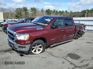 2019 Ram 1500 Big Horn z VIN 1C6SRFFT7KN553860, wystawiony jako Copart lot #53240945 z przebiegiem 121 802 mil mil oraz Szkody całkowita. Historia ofert i sprzedaży dostępna na DreamBid. Obrazek 1.