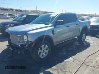 2024 Ford Ranger XL with VIN 1FTER4PH5RLE67442, listed as a IAAI auction lot 41665541 with 738 mi miles and . Bid and sale history available at DreamBid. Image 2.
