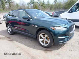 2017 Jaguar F-Pace 35t Prestige with VIN SADCK2BV4HA087827, listed as a IAAI auction lot 41980338 with Not Provided miles and . Bid and sale history available at DreamBid. Image 1.
