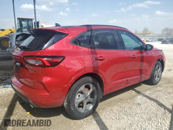 2024 Ford Escape ST-Line with VIN 1FMCU0MN4RUA41823, listed as a Copart auction lot 49218735 with 16,006 mi miles and Clean Title. Bid and sale history available at DreamBid. Image 3.