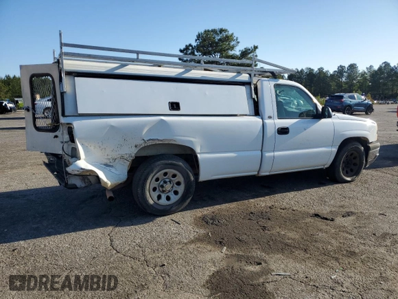 2005 Chevrolet Silverado 1500 Work Truck with VIN 1GCEC14X45Z226541, listed as a Copart auction lot 51903105 with 307,751 mi miles and Salvage Title. Bid and sale history available at carsss.com. Image 3.