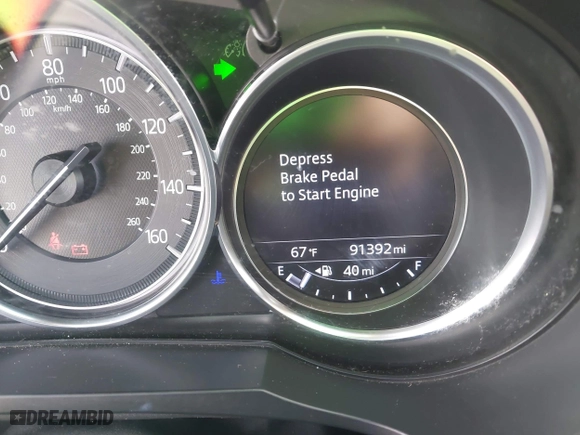 2016 Mazda CX-9 Signature with VIN JM3TCBEY7G0112486, listed as a IAAI auction lot 41592723 with 91,392 mi miles. Bid and sale history available at carsss.com. Image 15.