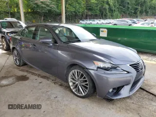 2014 Lexus IS 250 with VIN JTHBF1D23E5011284, listed as a Copart auction lot 61499345 with 76,494 mi miles and Salvage title. Bid and sale history available at DreamBid. Image 4.