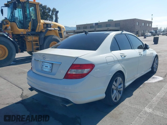 2009 Mercedes-Benz C-Class 3.5L Sport with VIN WDDGF56X39R068497, listed as a IAAI auction lot 41777330 with 123,790 mi miles. Bid and sale history available at carsss.com. Image 4.