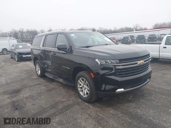 2023 Chevrolet Suburban LT with VIN 1GNSKCKD0PR129079, listed as a IAAI auction lot 41547855 with 158,820 mi miles and . Bid and sale history available at DreamBid. Image 1.
