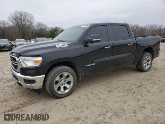 2019 Ram 1500 Big Horn/Lone Star with VIN 1C6SRFFTXKN741188, listed as a Copart auction lot 47311265 with 84,868 mi miles and Salvage Title. Bid and sale history available at carsss.com. Image 1.