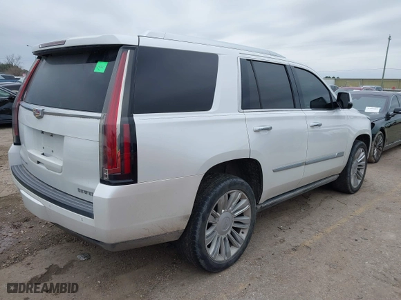 2016 Cadillac Escalade Platinum with VIN 1GYS3DKJ0GR405742, listed as a IAAI auction lot 41639802 with 77,576 mi miles. Bid and sale history available at carsss.com. Image 4.