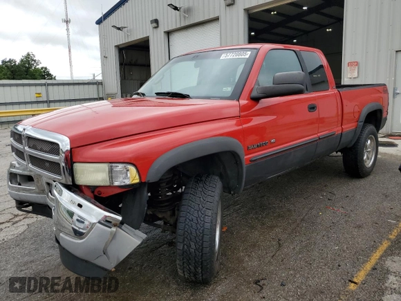 2001 Dodge 1500 z VIN 1B7HF13Z41J597313, wystawiony jako Copart lot #57720805 z przebiegiem 161 711 mil mil oraz Szkoda całkowita • Salvage title. Historia ofert i sprzedaży dostępna na DreamBid. Obrazek 1.