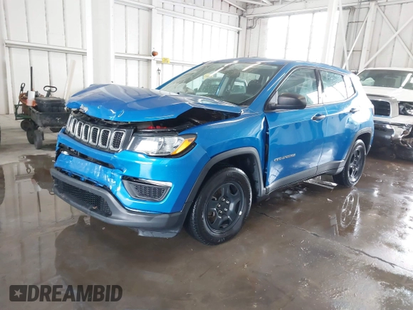 2021 Jeep Compass Sport с VIN 3C4NJCAB8MT510898, выставлен на аукционе IAAI как лот 41973898 с пробегом 57 098 миль миль и . История ставок и продаж доступна на DreamBid. Изображение 17.