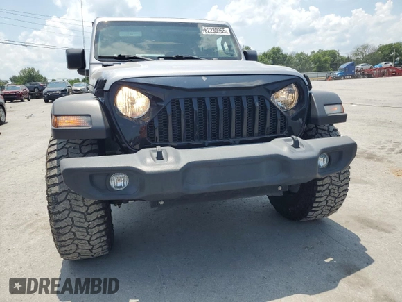 2021 Jeep Wrangler Unlimited Sport with VIN 1C4HJXDG7MW521106, listed as a Copart auction lot 62230955 with 52,358 mi miles and Salvage title. Bid and sale history available at DreamBid. Image 5.