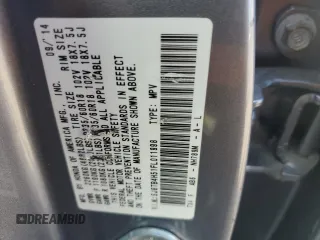2015 Acura RDX Tech Pkg with VIN 5J8TB4H51FL011998, listed as a Copart auction lot 49601635 with 68,374 mi miles and Salvage Title. Bid and sale history available at carsss.com. Image 15.