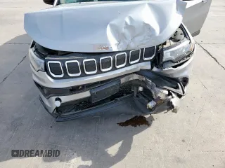 2022 Jeep Compass Latitude with VIN 3C4NJCBB7NT101226, listed as a Copart auction lot 50944275 with Not provided miles and Salvage title. Bid and sale history available at DreamBid. Image 12.