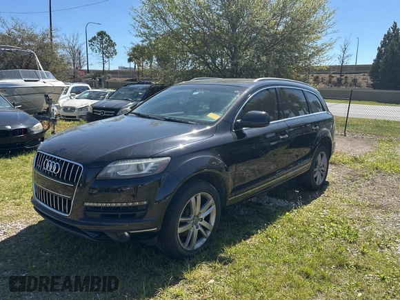 2012 Audi Q7 Premium Plus with VIN WA1LGAFEXCD007465, listed as a Copart auction lot 49318545 with 152,361 mi miles and Clean title. Bid and sale history available at DreamBid. Image 2.