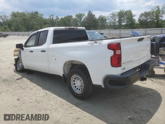 2020 Chevrolet Silverado 1500 Work Truck with VIN 1GCRYAEF0LZ267397, listed as a Copart auction lot 88936745 with 0 mi miles and Salvage Title. Bid and sale history available at carsss.com. Image 2.