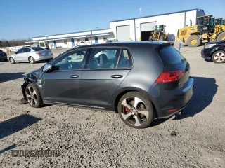 2015 Volkswagen Golf GTI Autobahn w/Performance Pkg with VIN 3VW447AUXFM091605, listed as a Copart auction lot 87296154 with 49,817 mi miles and Salvage Title. Bid and sale history available at carsss.com. Image 2.