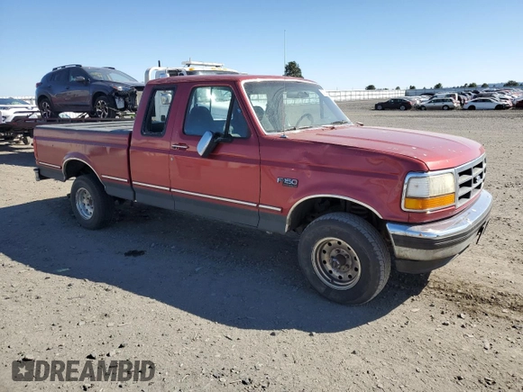 1993 Ford F-150 with VIN 1FTEX14H7PKA04925, listed as a Copart auction lot 53738925 with Not provided miles and Salvage title. Bid and sale history available at DreamBid. Image 4.