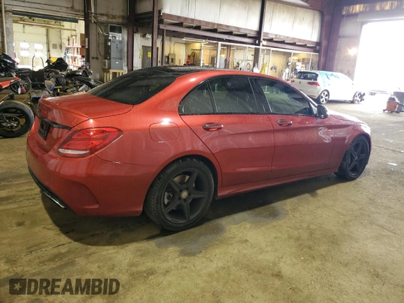 2016 Mercedes-Benz C 450 AMG with VIN 55SWF6EB1GU065276, listed as a Copart auction lot 51871165 with 85,879 mi miles and Salvage title. Bid and sale history available at DreamBid. Image 3.