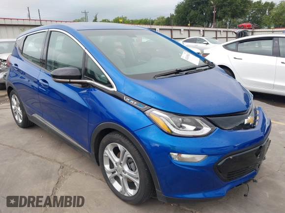 2017 Chevrolet Bolt EV LT z VIN 1G1FW6S09H4177071, wystawiony jako IAAI lot #42163824 z przebiegiem 65 327 mil mil oraz . Historia ofert i sprzedaży dostępna na DreamBid. Obrazek 1.
