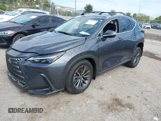 2025 Lexus NX with VIN 2T2GDCAZ1SC023969, listed as a IAAI auction lot 41502796 with 747 mi miles. Bid and sale history available at carsss.com. Image 2.