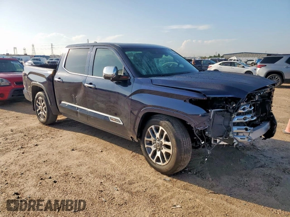 2024 Toyota Tundra 1794 Edition with VIN 5TFMC5DB7RX064784, listed as a Copart auction lot 62749385 with 17,587 mi miles and Salvage title. Bid and sale history available at DreamBid. Image 4.