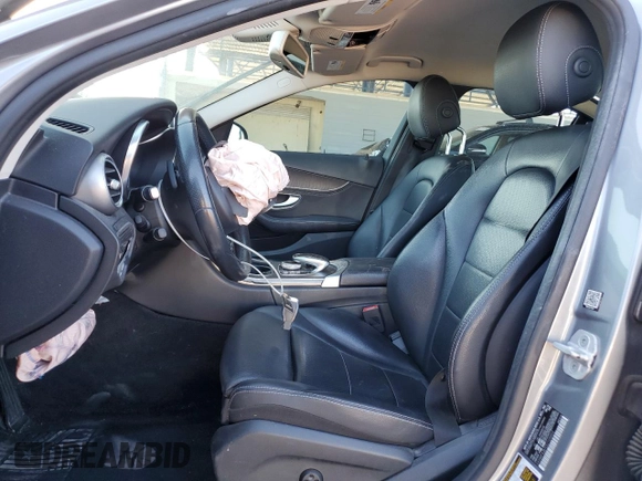 2016 Mercedes-Benz C 300 with VIN 55SWF4JB7GU109002, listed as a Copart auction lot 58001245 with 109,289 mi miles and Salvage title. Bid and sale history available at DreamBid. Image 7.