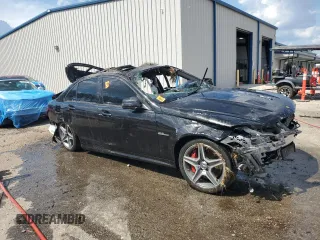 2009 Mercedes-Benz C 63 AMG with VIN WDDGF77X69F199550, listed as a Copart auction lot 69040794 with Not Provided miles and Non Repairable. Bid and sale history available at DreamBid. Image 4.