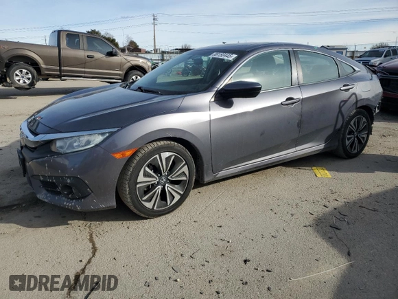 2017 Honda Civic EX-T with VIN 19XFC1E39HE025783, listed as a Copart auction lot 88150445 with 73,523 mi miles and Salvage Title. Bid and sale history available at DreamBid. Image 1.