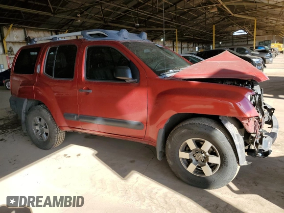 2012 Nissan Xterra X with VIN 5N1AN0NW0CC519910, listed as a Copart auction lot 48506275 with 208,278 mi miles and Salvage Title. Bid and sale history available at carsss.com. Image 4.