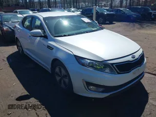 2013 Kia Optima EX with VIN KNAGM4AD2D5057382, listed as a IAAI auction lot 41801094 with 153,187 mi miles. Bid and sale history available at carsss.com. Image 1.