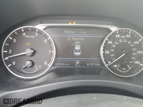 2019 Nissan Altima SV с VIN 1N4BL4DV2KC143424, выставлен на аукционе Copart как лот 58658865 с пробегом 83 193 миль миль и На запчасти • Non repairable. История ставок и продаж доступна на DreamBid. Изображение 9.