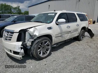 2012 Cadillac Escalade ESV Luxury with VIN 1GYS3HEF6CR134646, listed as a Copart auction lot 55392385 with 211,358 mi miles and Salvage title. Bid and sale history available at DreamBid. Image 1.
