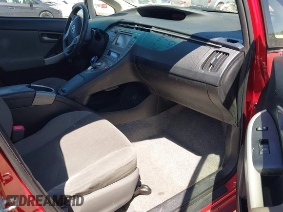 2012 Toyota Prius One with VIN JTDKN3DU6C1482934, listed as a IAAI auction lot 42196243 with 172,250 mi miles and . Bid and sale history available at DreamBid. Image 5.