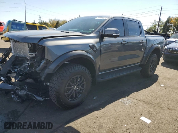 2024 Ford Ranger Raptor with VIN 1FTER4LR3RLE22871, listed as a Copart auction lot 73318024 with 2,752 mi miles and Salvage Title. Bid and sale history available at carsss.com. Image 1.