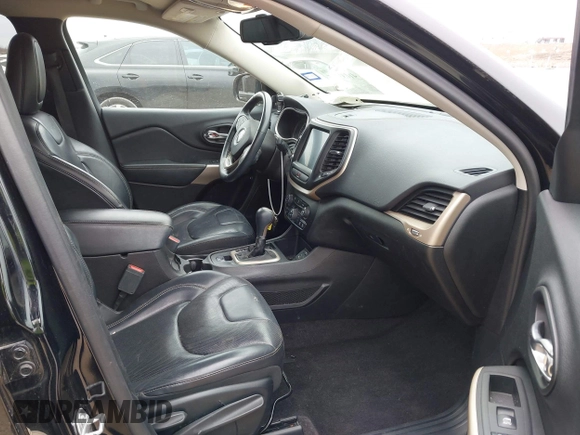 2017 Jeep Cherokee Limited with VIN 1C4PJLDB2HD231916, listed as a IAAI auction lot 41633365 with 112,256 mi miles. Bid and sale history available at carsss.com. Image 5.