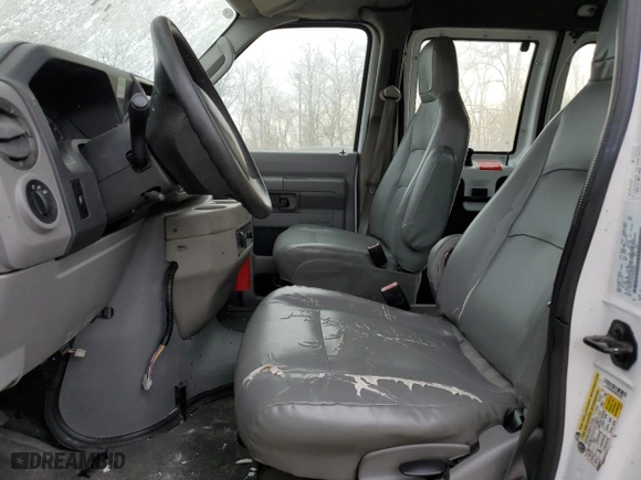 2010 Ford Econoline Cargo Van Commercial with VIN 1FTSS3EL5ADA57098, listed as a Copart auction lot 50011355 with NaN miles and Clean Title. Bid and sale history available at carsss.com. Image 7.