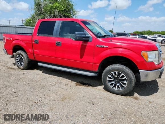 2009 Ford F-150 XL with VIN 1FTPW14V39KC73007, listed as a Copart auction lot 61447595 with 185,983 mi miles and Salvage title. Bid and sale history available at DreamBid. Image 4.