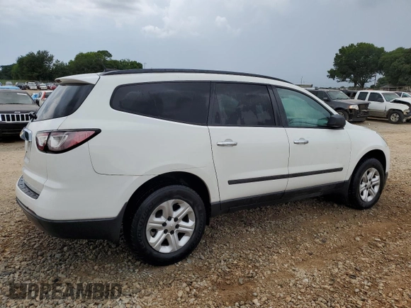 2017 Chevrolet Traverse LS with VIN 1GNKRFEDXHJ308125, listed as a Copart auction lot 60843655 with 139,892 mi miles and Salvage title. Bid and sale history available at DreamBid. Image 3.