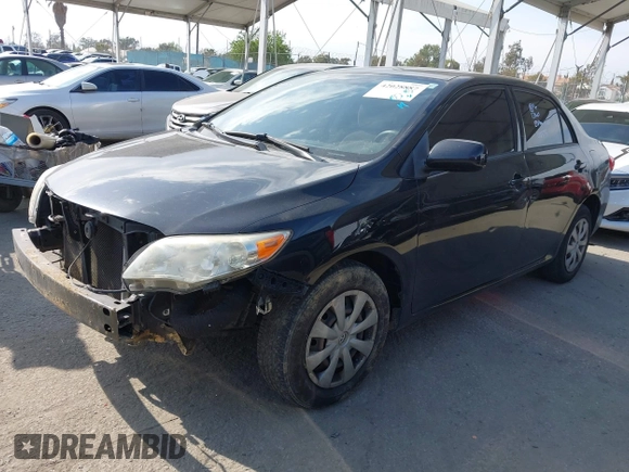 2011 Toyota Corolla L with VIN JTDBU4EE0B9154747, listed as a IAAI auction lot 42028887 with 141,569 mi miles. Bid and sale history available at carsss.com. Image 2.