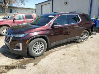 2023 Chevrolet Traverse LT Cloth with VIN 1GNERGKW3PJ291398, listed as a Copart auction lot 56634104 with 8,777 mi miles and Salvage Title. Bid and sale history available at carsss.com. Image 1.
