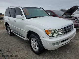 2005 Lexus LX 470 with VIN JTJHT00W453550903, listed as a Copart auction lot 73999004 with 186,124 mi miles and Non Repairable. Bid and sale history available at carsss.com. Image 4.