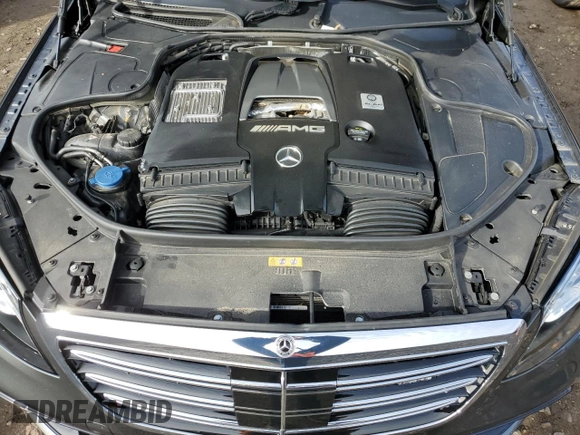 2018 Mercedes-Benz S 63 AMG with VIN WDDUG8JB8JA396370, listed as a Copart auction lot 81920304 with 41,713 mi miles and Salvage title. Bid and sale history available at DreamBid. Image 12.