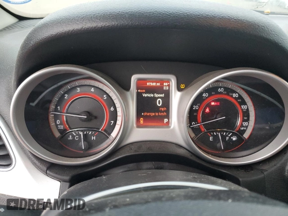 2017 Dodge Journey SXT z VIN 3C4PDCBG2HT566108, wystawiony jako Copart lot #73676954 z przebiegiem 97 548 mil mil oraz Nie do naprawy • Non repairable. Historia ofert i sprzedaży dostępna na DreamBid. Obrazek 9.