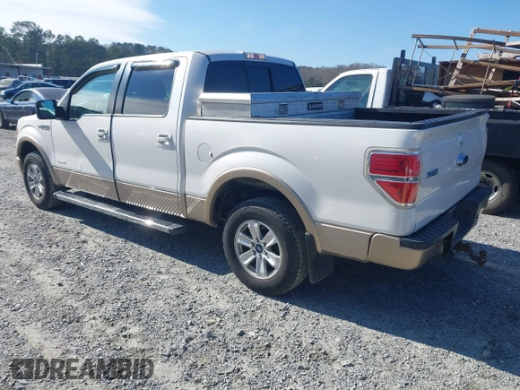 2012 Ford F-150 XL with VIN 1FTFW1CT0CFC69413, listed as a IAAI auction lot 41286897 with 164,438 mi miles. Bid and sale history available at carsss.com. Image 3.