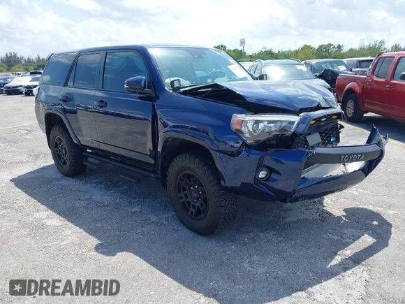 2022 Toyota 4Runner SR5 Premium with VIN JTENU5JR7N6030990, listed as a IAAI auction lot 41810950 with 45,595 mi miles and . Bid and sale history available at DreamBid. Image 1.