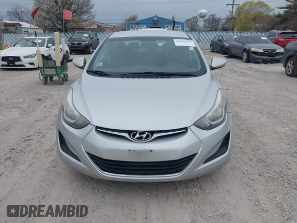 2016 Hyundai Elantra SE with VIN 5NPDH4AE7GH728956, listed as a IAAI auction lot 42060018 with 199,829 mi miles. Bid and sale history available at carsss.com. Image 12.